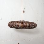 Bamboe Hanglamp Donut Bruin | M thumbnail 6