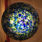 Hanglamp Art Nouveau Stijl Blauw thumbnail 5