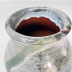 Mingei 民芸 Ceramic Wood Fired Tsubo Vase,  Taishō Periode, Japan thumbnail 5