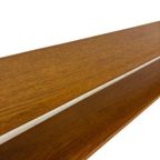 Vintage Wandplank Zwevend Jaren 50 Eiken Fineer thumbnail 19