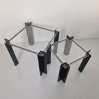 2 Postmoderne Nest Tafeltjes Jaren 80 Design. thumbnail 2