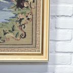 Beige Lijst Geborduurd Huisje Meer thumbnail 4