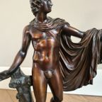 Mooi Bronzen Beeld Van Apollo Belvedere thumbnail 6