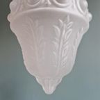 Art Deco Hanglamp In Gesatineerd Glas, 1920-30S thumbnail 8