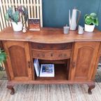 Antieke Commode Art Deco Kastje Vintage Dressoir Queen Anne thumbnail 19