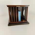 Miniatuur Antieke Boekenkast/Boekenmolen Circa 1900 thumbnail 3