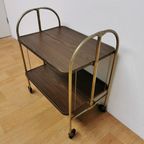Vintage Barcart Drankenkar Trolley Butlerwagen Serveerwagentje thumbnail 15