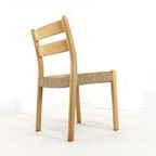 Set 6 Emc Mobler Deense Stoelen Eetkamestoelen Vintage Eiken thumbnail 3