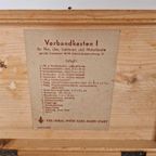 Oude Houten Ddr Verbandtrommel Ehbo Karl Marx Stadt thumbnail 2