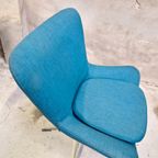 Vintage Draaifauteuil Hjord Knudsen Draaistoel thumbnail 6