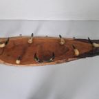 Vintage Koehoorn Mancave Kapstok. thumbnail 2