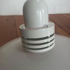 Dijkstra Jaren 80 Witte Metalen Hanglamp Design Vintage thumbnail 7