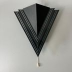 Vintage Driehoekige Wandlamp - Zwart -memphis Stijl 4x thumbnail 2
