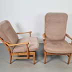 Set 2 Vintage Beuken Fauteuil Farstrup Casa Alcantara 1960 thumbnail 11