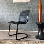 4X Willy Rizzo “All-Black” Chairs For Cidue, Ca 70S thumbnail 17