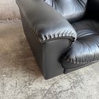 De Sede Ds-101 Black Leather Lounge Chair thumbnail 6
