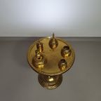 Art Nouveau Brass Smoke Table thumbnail 14