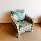 Rotan Bamboe Fauteuil Vintage thumbnail 4