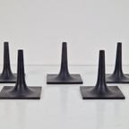 Set 5 Vintage Jean Keup Kandelaar Op Der Millen Belgie '70 thumbnail 5