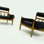 Pair Of Scandinavian Lounge Chairs By Eric Merthen For Ire Möbler 1960s thumbnail 16
