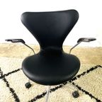 "Seven" Office Chair Bby Arne Jacobsen For Fritz Hansen, Denmark, 1950S thumbnail 9