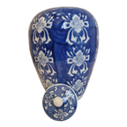 Chinese Gemberpot Blauw Met Wit thumbnail 2