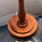Vintage Rare Ikea Pine Wood Table Lamp thumbnail 7