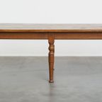 Grote Robuuste En Tijdloze Antieke Engelse Eettafel Gemaakt Van Eikenhout thumbnail 17