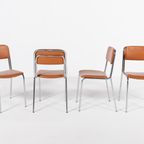 Italian Mid-century Modern Set Of 4 Chairs From 1960’s thumbnail 2