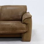 Neck Leather 2,5-Seater Sofa By Hugo De Ruiter For Leolux 1970S thumbnail 6