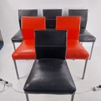 6 Kff Design Leather Dinning Chairs Model Texas- Stoelen thumbnail 2