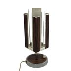 Phillips - Mcm - Table Lamp With Wood Veneer - Rotatable Inside thumbnail 6