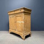 Sleetse Brocante Beige Commode Kast thumbnail 10