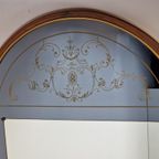 Vintage Grote Cristal Art Staande Spiegel Console Italy '50 thumbnail 7