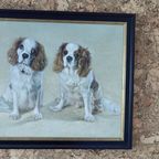 Schilderij Van 2 Cavalier King Charles Spaniels thumbnail 7