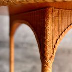Lloyd Loom Rattan Round Table By Vincent Sheppard thumbnail 5