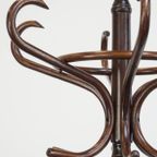 Charmante, Sierlijke Staande Bentwood Vintage Kapstok/ Parapluhouder In Thonet Stijl thumbnail 4