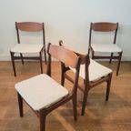 Set Van 4 Vintage Deense Stoelen Van Findahl Møbelfabrik 196 thumbnail 2