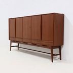 Teak Highboard By Svend Aage Madsen For K. Knudsen & Søn 1950S thumbnail 2