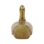 Vintage Decoratief Eenden Beeld Gehamerd Koper Messing Hout thumbnail 6
