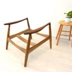 Vintage Fauteuil Frame Uit De Jaren 50 / 60 Stoel Opknapper thumbnail 7