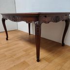 Vintage Antieke Landelijke Eettafel Eetkamertafel Tafel Uitschuifbaar 508 thumbnail 5