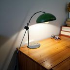 Vintage Industriële Groene Tafellamp / Desk Lamp thumbnail 3