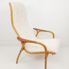Vintage Swedese Lamino Yngve Ekström Fauteuil Teddy Pluche thumbnail 6