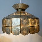 Vintage Mother Of Pearl Hanging Lamp 1970S thumbnail 36