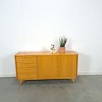 Fineer Dressoir Met Lades En Houten Handgrepen, Tv Meubel thumbnail 10