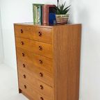 Scandinavisch Vintage Teak Fineren Ladekast Kajanin thumbnail 14