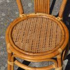 Rotan Stoeltje Met Pauwenstaart Waaier Boog thumbnail 2