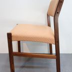 Set Van 6 Vintage Eetkamerstoelen Denemarken Palissander thumbnail 9
