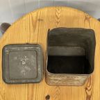 Brocante Droste Blik Antiek Opbergblikje thumbnail 6